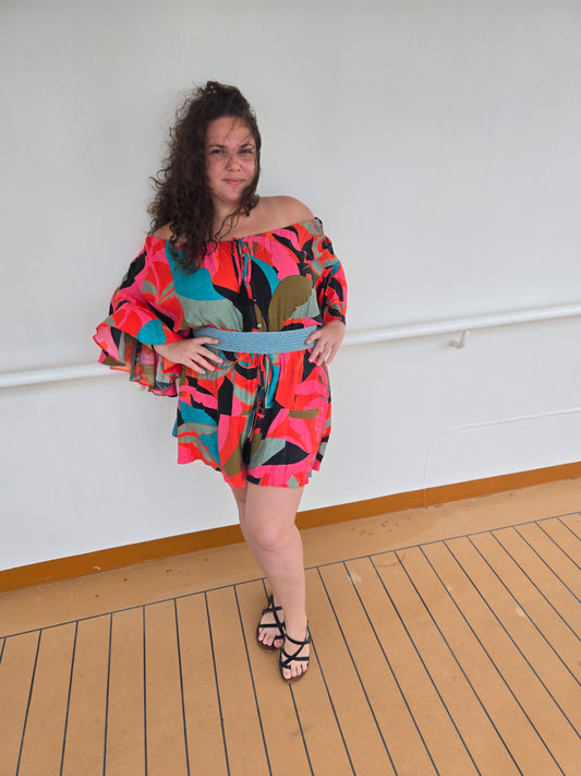 Floral Playsuit by City Chic