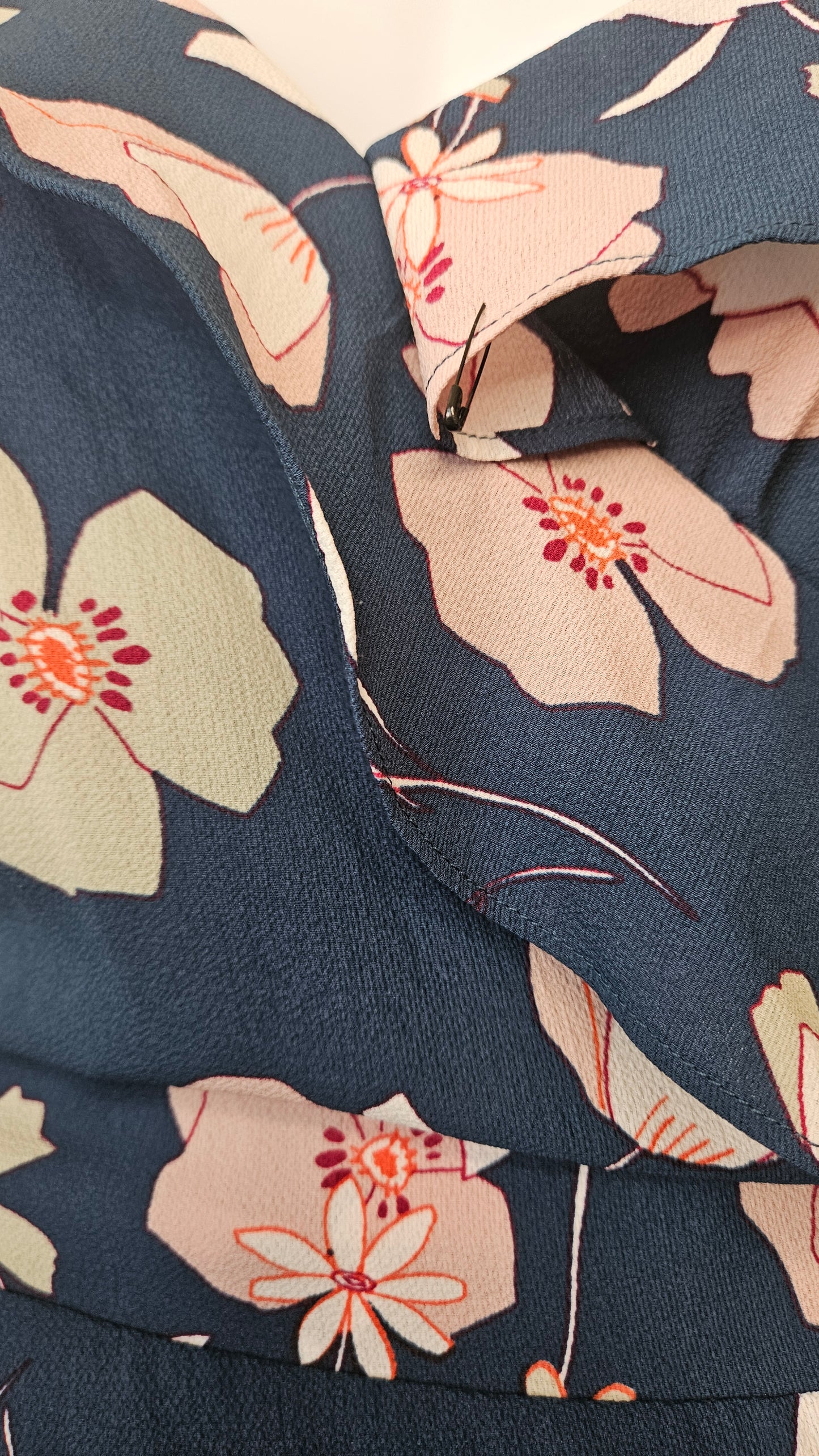 Cold shoulder Floral Wrap Dress