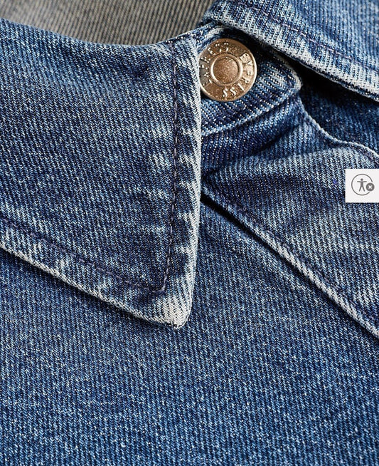 Denim “Shacket” by Express