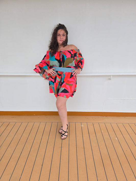 Floral Playsuit by City Chic