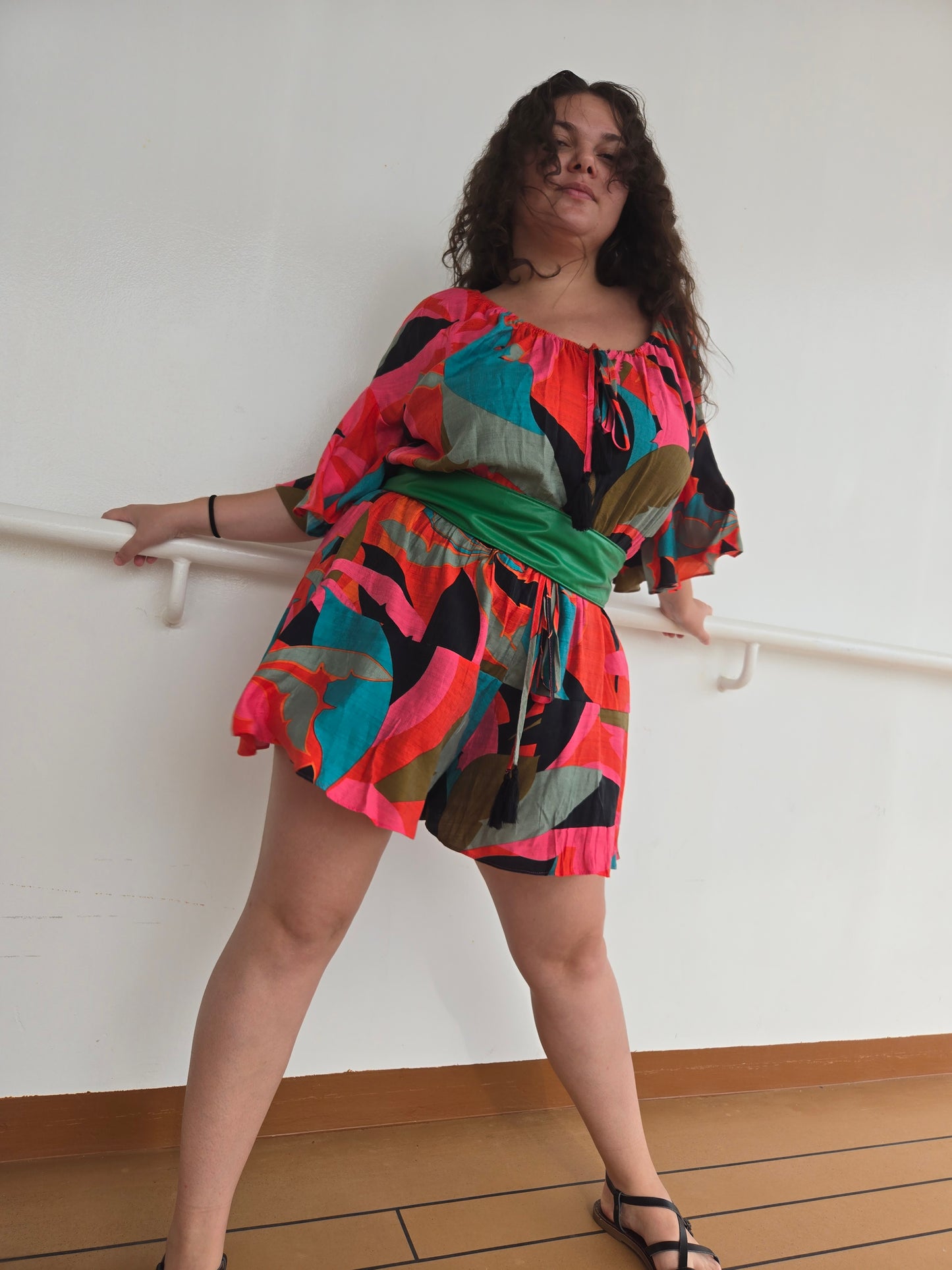 Floral Playsuit by City Chic