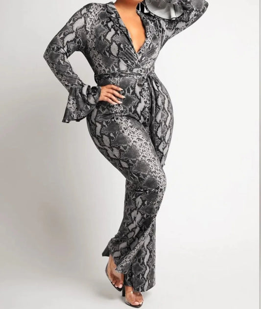 Snake print Jumpsuit